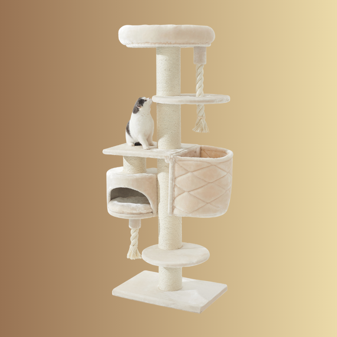 Arbre à chat -  CUPID XL - Crème