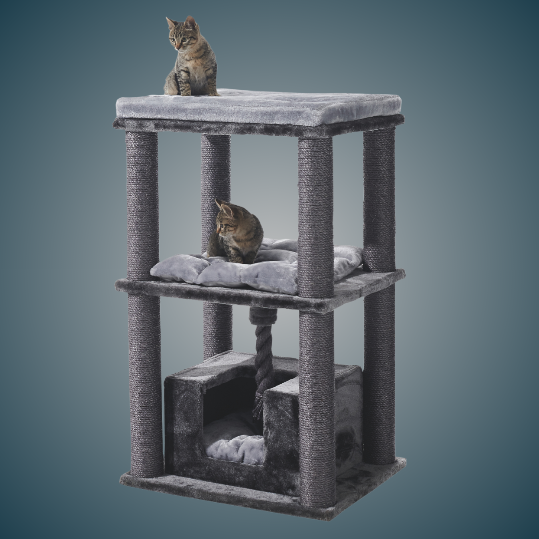 Arbre à chat - BRIDA - Gris