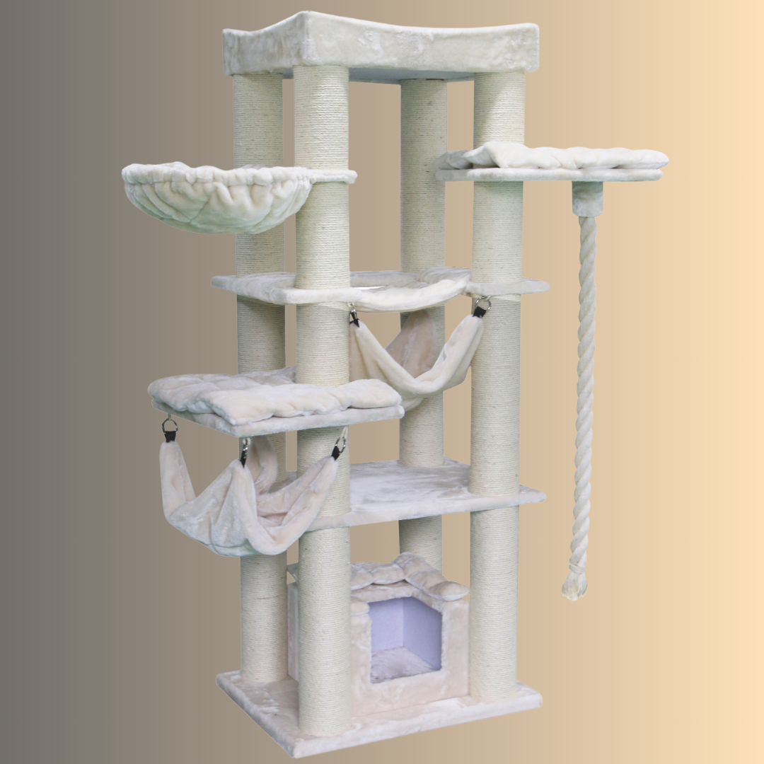 Arbre à chat - RUBI - Crème