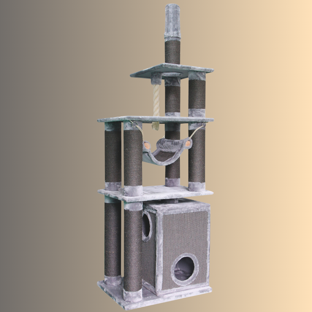 Arbre à chat - TELDE - Gris clair