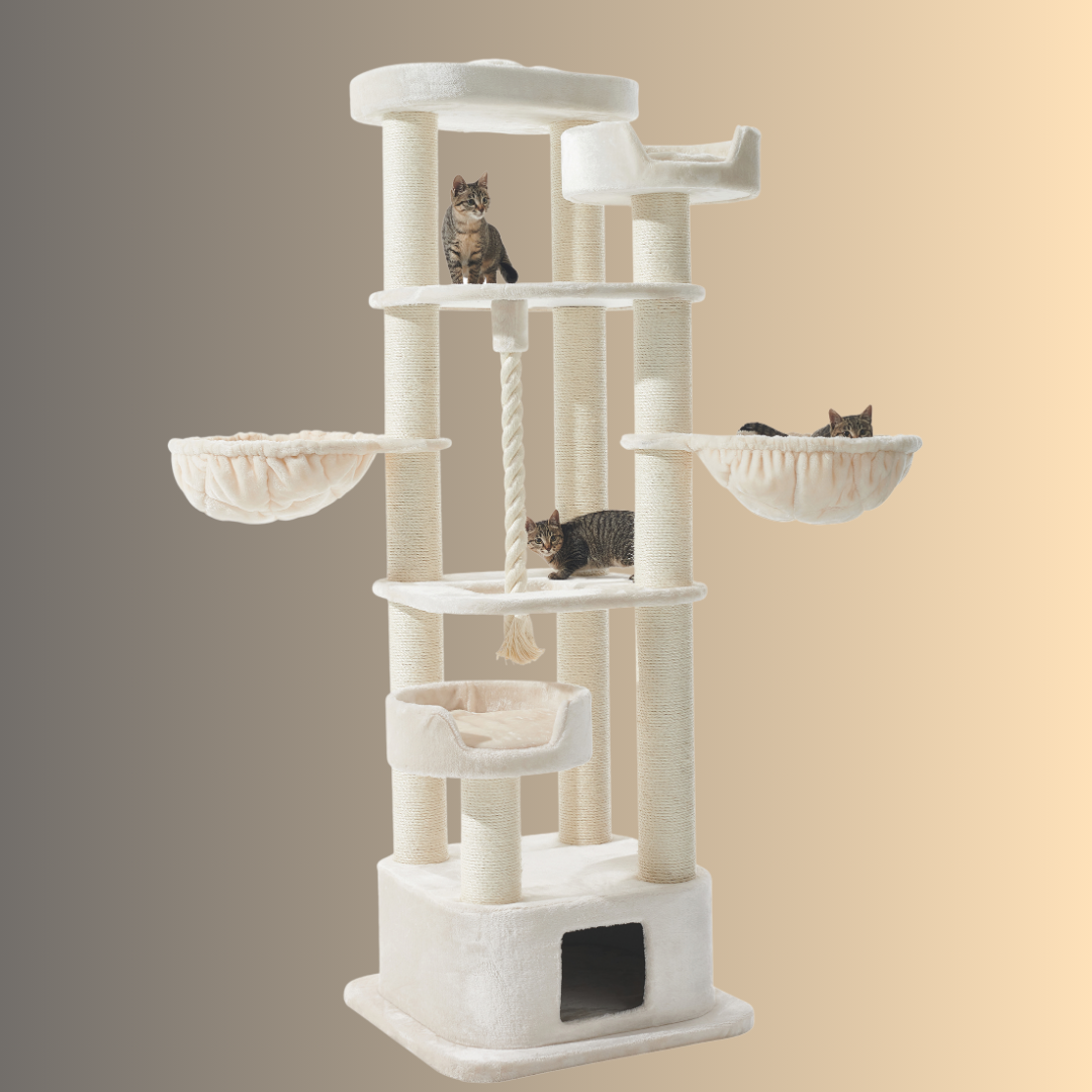 Arbre à chat - MUSAN - Crème